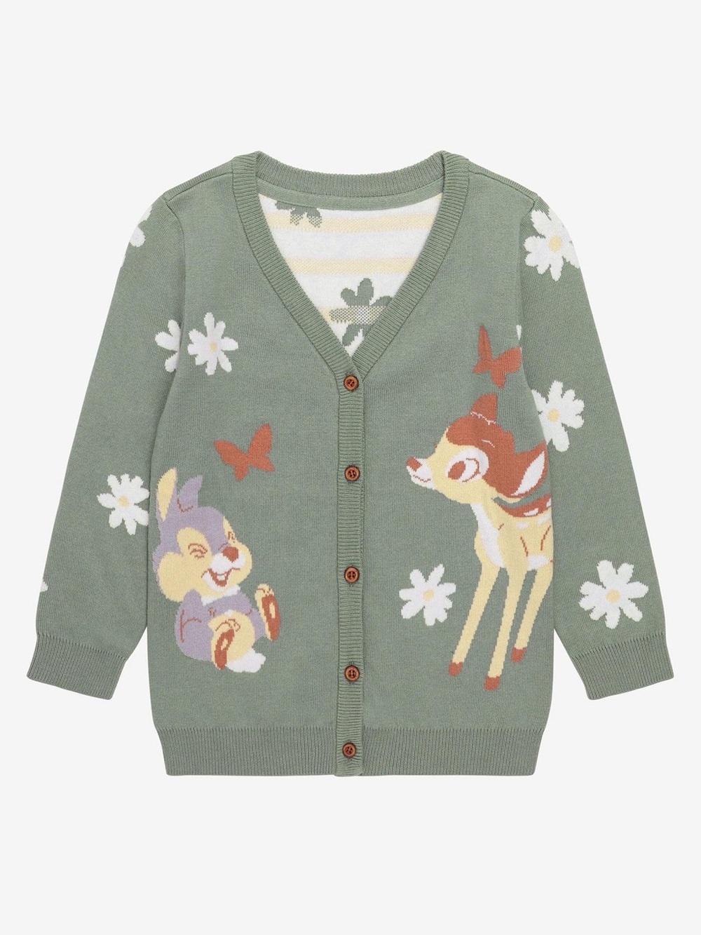 Disney Bambi Cardigan XL Cozy RARE Cottagecore Comfy Casual whimsy